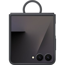 Samsung F766 Z Flip 7 Silicone Ring Case Black EF-PF766TB